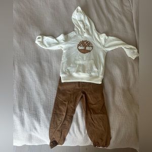 Timberland Hooded Sweater and Pants - Boys Size 4